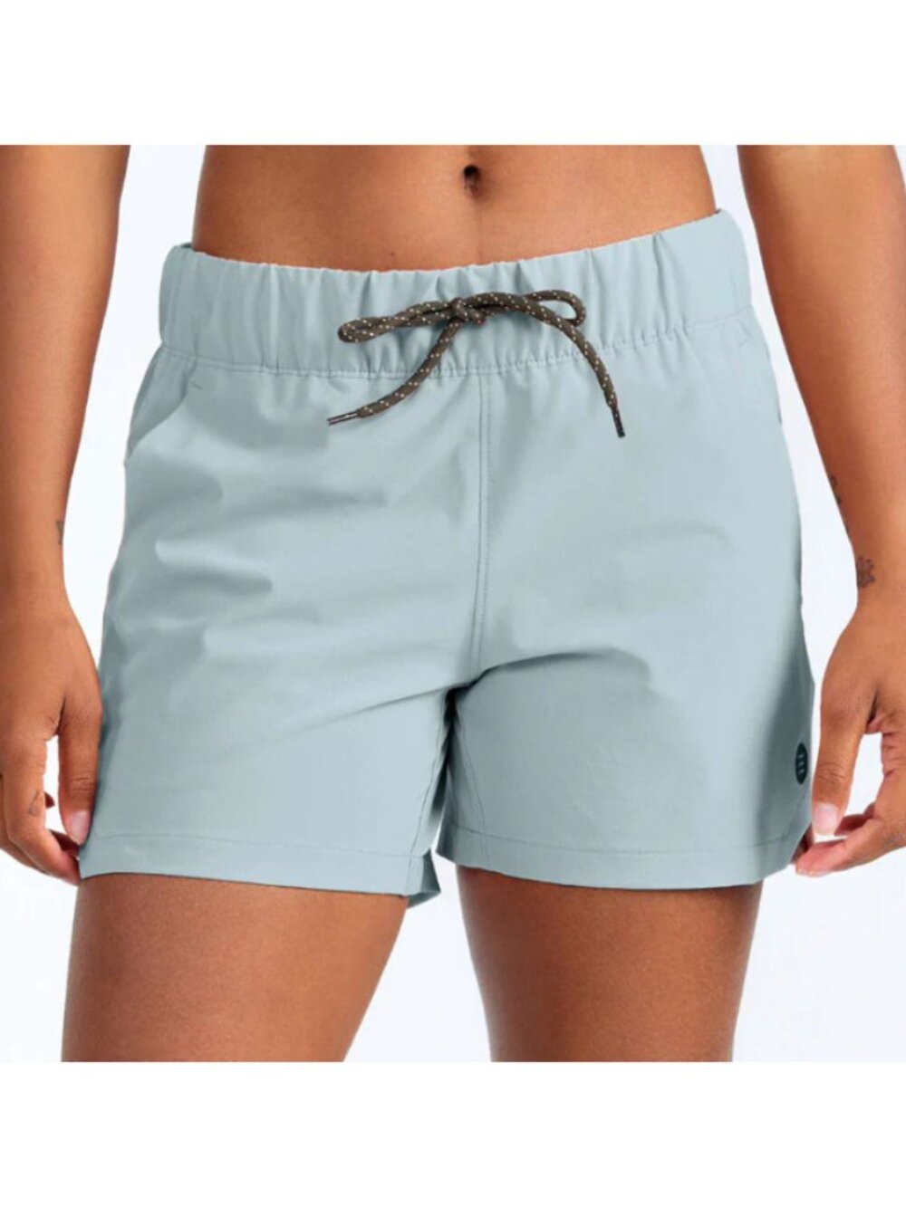 Free Fly NWT Women's Recycled Materials Coastal Sage SWELL Shorts, Size XLarge